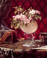 Heade, Martin Johnson - Still Life with Apple Blossoms in a Nautilus Shell